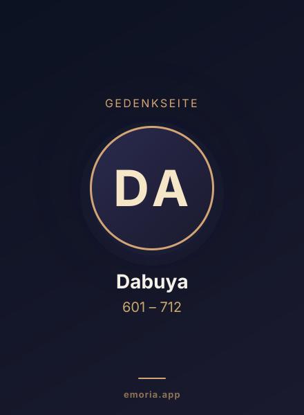 Gedenkportrait von Dabuya