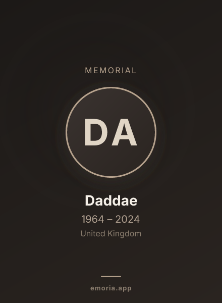 Memorial portrait of Daddae