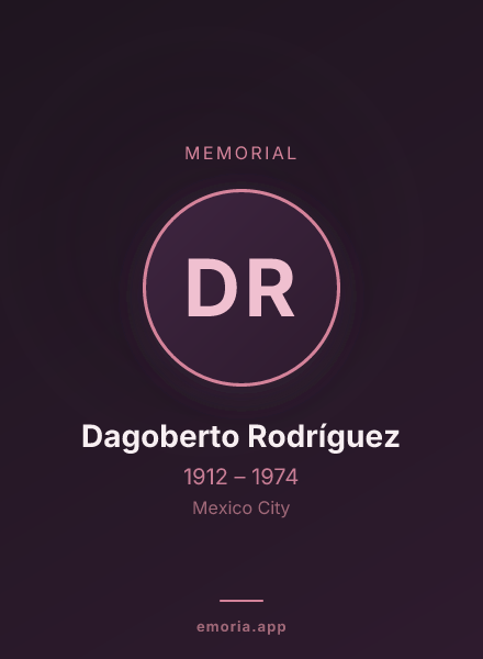 Memorial portrait of Dagoberto Rodríguez