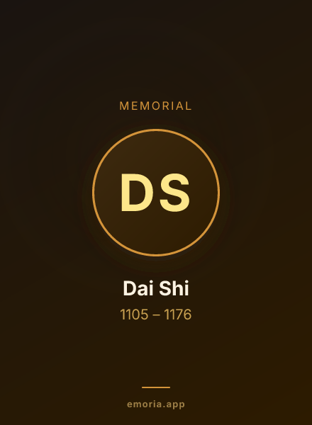 Memorial portrait of Dai Shi