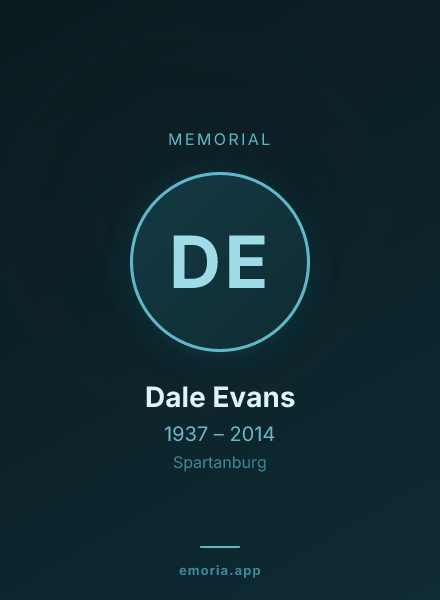 Memorial portrait of Dale Evans