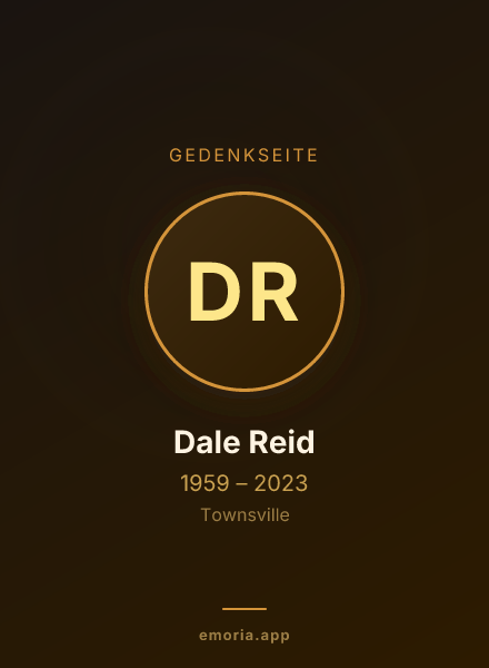 Gedenkportrait von Dale Reid