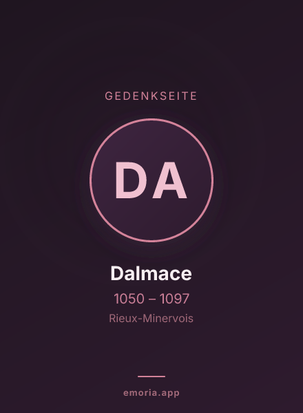 Gedenkportrait von Dalmace