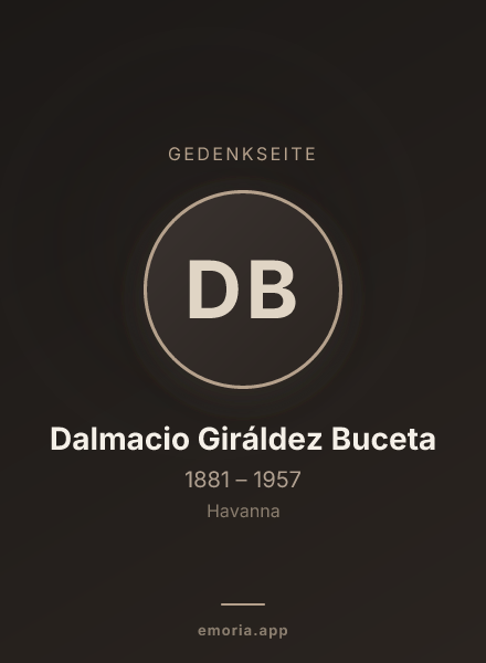 Gedenkportrait von Dalmacio Giráldez Buceta