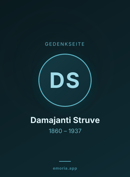 Gedenkportrait von Damajanti Struve