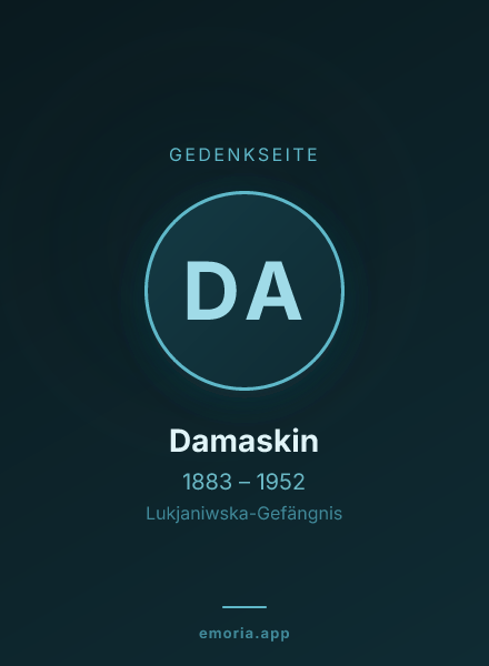 Gedenkportrait von Damaskin