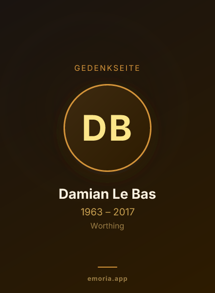 Gedenkportrait von Damian Le Bas