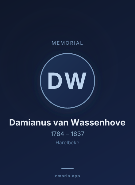 Memorial portrait of Damianus van Wassenhove