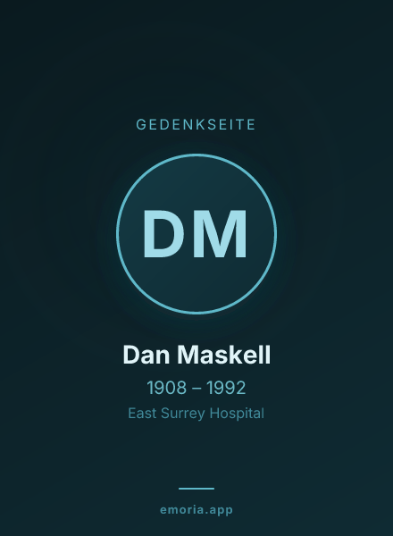 Gedenkportrait von Dan Maskell