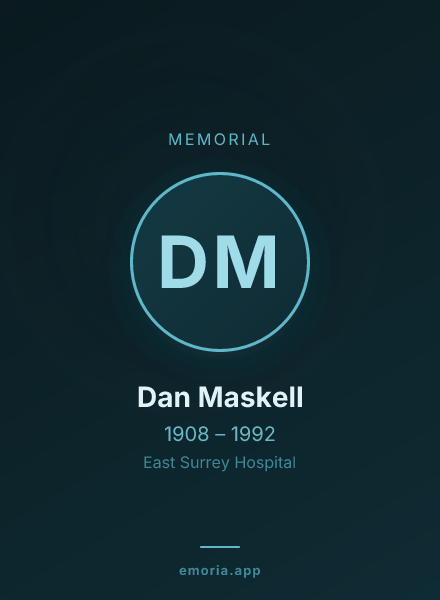 Memorial portrait of Dan Maskell