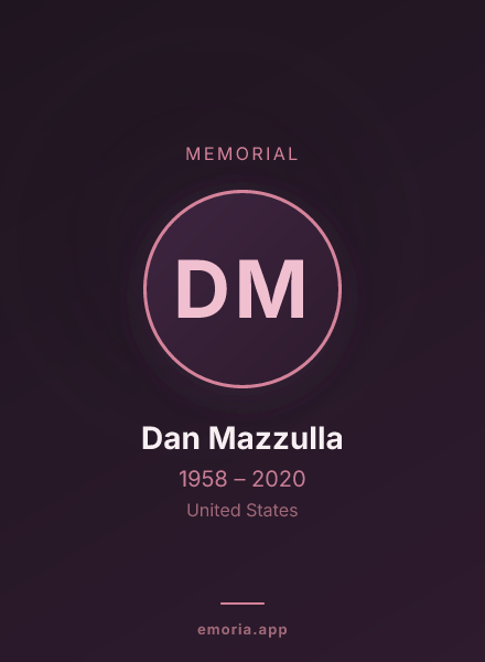 Memorial portrait of Dan Mazzulla