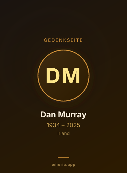 Gedenkportrait von Dan Murray