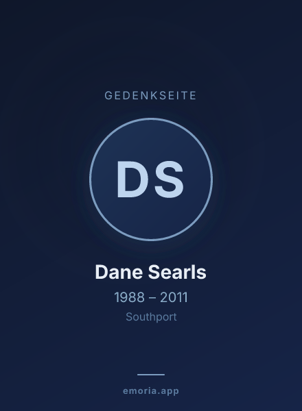 Gedenkportrait von Dane Searls
