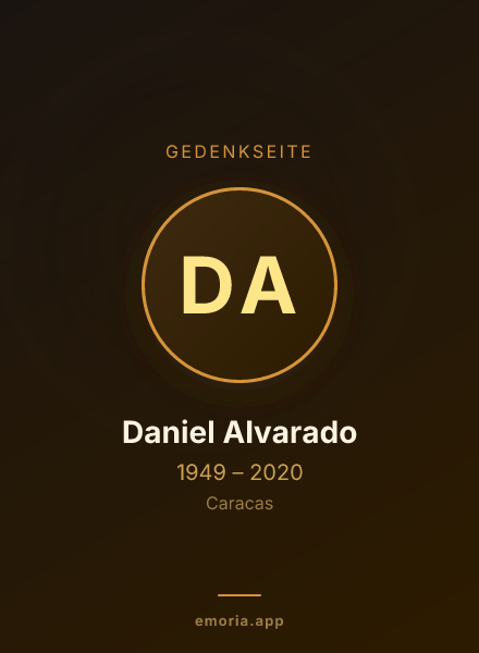 Gedenkportrait von Daniel Alvarado