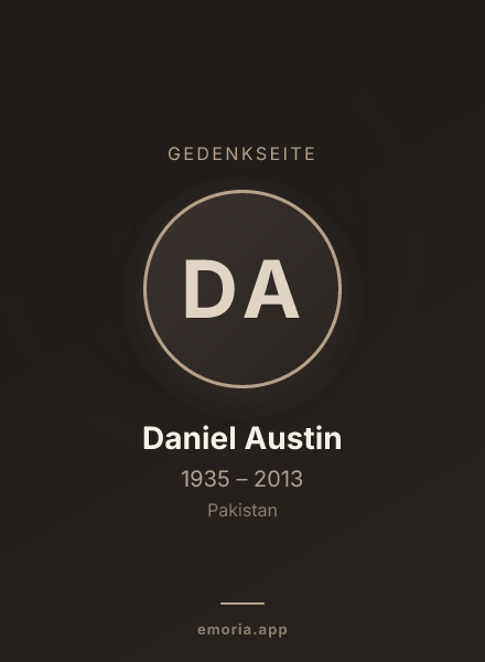 Gedenkportrait von Daniel Austin