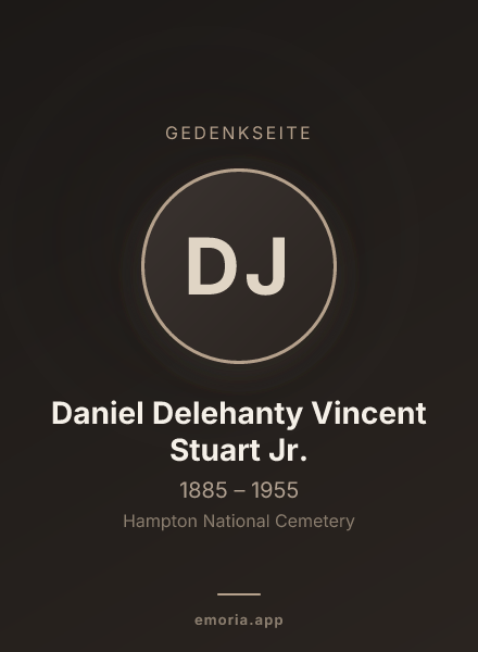 Gedenkportrait von Daniel Delehanty Vincent Stuart Jr.