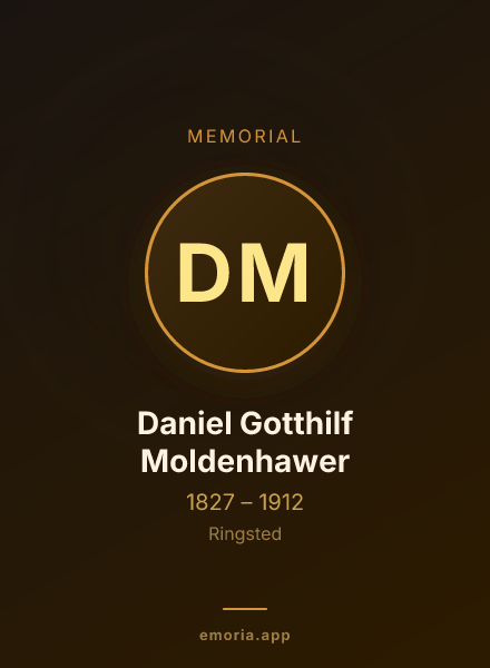 Memorial portrait of Daniel Gotthilf Moldenhawer