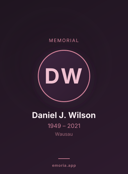 Memorial portrait of Daniel J. Wilson