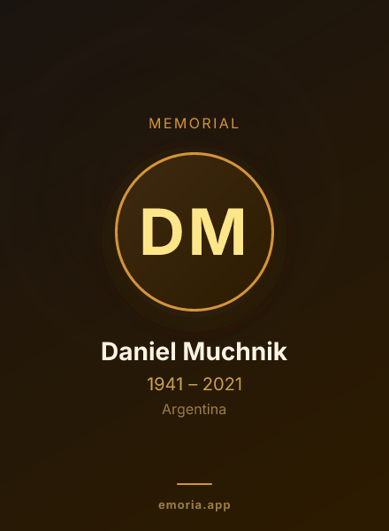 Memorial portrait of Daniel Muchnik