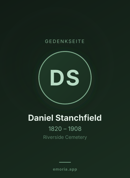 Gedenkportrait von Daniel Stanchfield