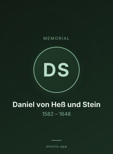 Memorial portrait of Daniel von Heß und Stein
