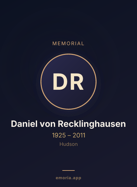 Memorial portrait of Daniel von Recklinghausen