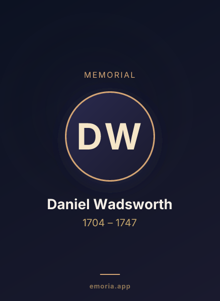 Memorial portrait of Daniel Wadsworth