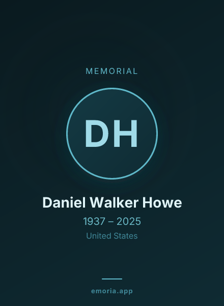 Memorial portrait of Daniel Walker Howe