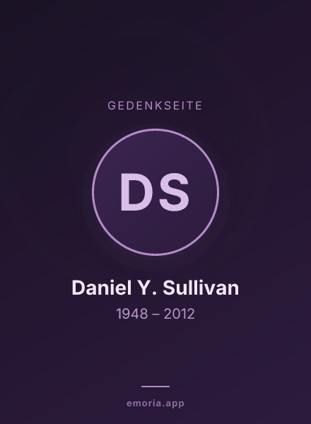 Gedenkportrait von Daniel Y. Sullivan