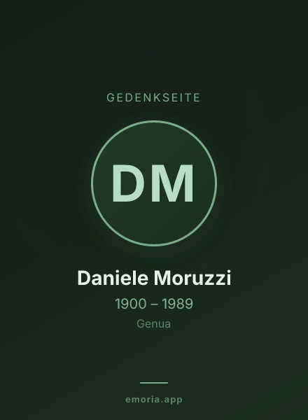 Gedenkportrait von Daniele Moruzzi