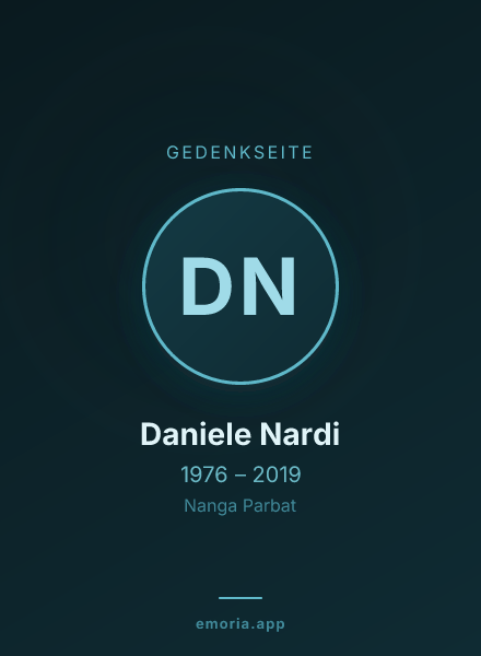 Gedenkportrait von Daniele Nardi
