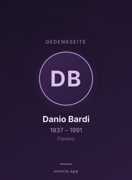 Gedenkportrait von Danio Bardi
