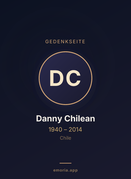 Gedenkportrait von Danny Chilean