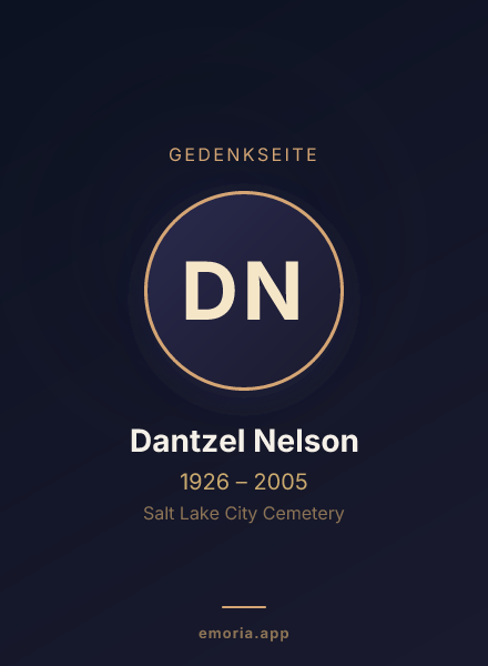 Gedenkportrait von Dantzel Nelson