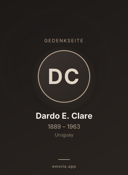 Gedenkportrait von Dardo E. Clare