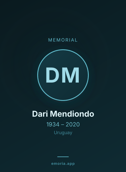 Memorial portrait of Dari Mendiondo