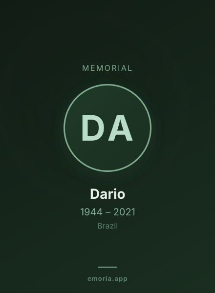 Memorial portrait of Dario