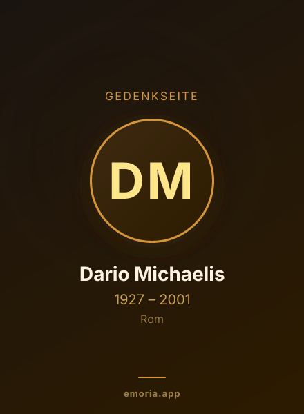 Gedenkportrait von Dario Michaelis