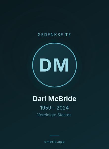Gedenkportrait von Darl McBride