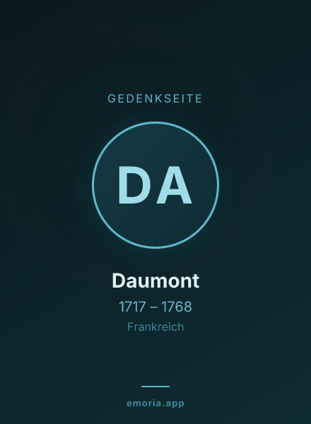 Gedenkportrait von Daumont