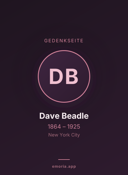 Gedenkportrait von Dave Beadle