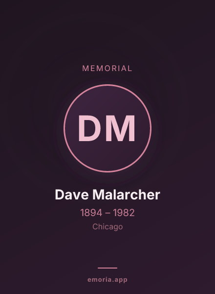 Memorial portrait of Dave Malarcher