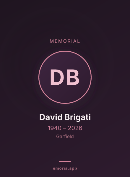 Memorial portrait of David Brigati