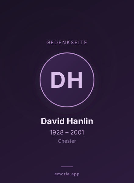 Gedenkportrait von David Hanlin