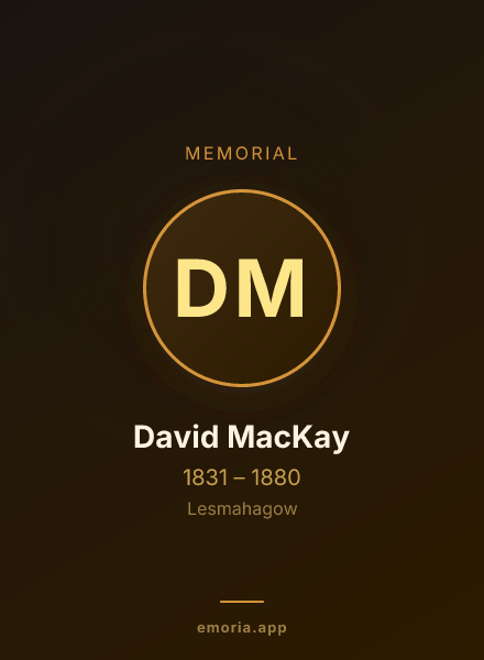 Memorial portrait of David MacKay