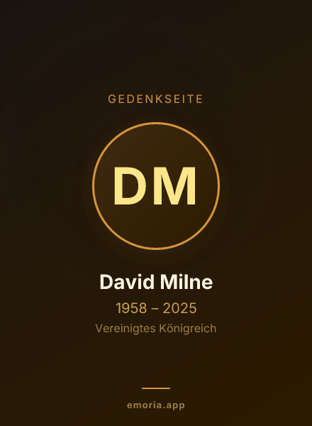 Gedenkportrait von David Milne