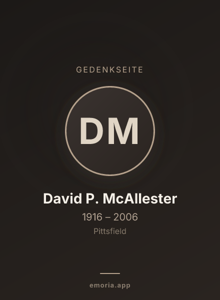 Gedenkportrait von David P. McAllester