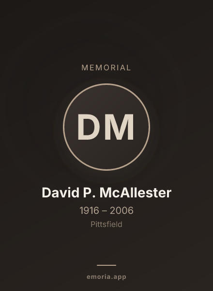 Memorial portrait of David P. McAllester
