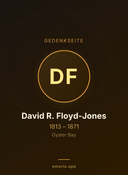 Gedenkportrait von David R. Floyd-Jones