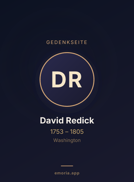 Gedenkportrait von David Redick